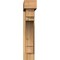 Ekena Millwork Merced Block Rough Sawn Bracket w/ Offset Brace, Western Red Cedar, 6"W x 26"D x 30"H BKT0604X26X30MRC05RWR - alternate 3